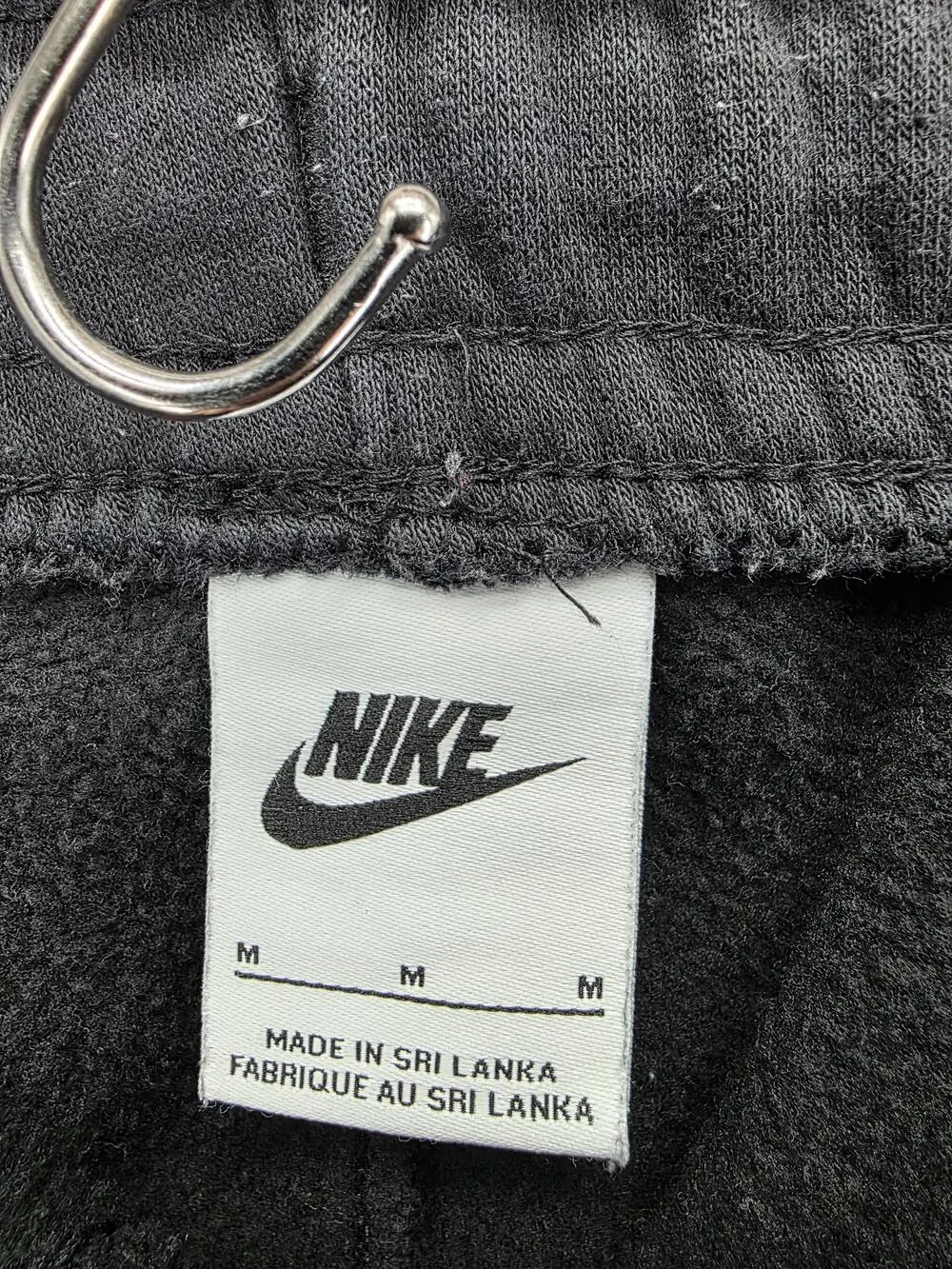 Nike Pants Mens M Black Jogger Fleece Elastic Waist Pockets BV2707-010